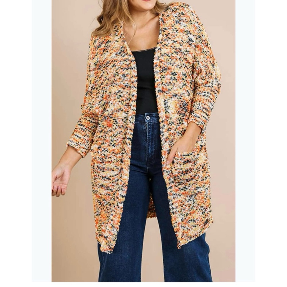 Umgee Multicolor Knit Cardigan